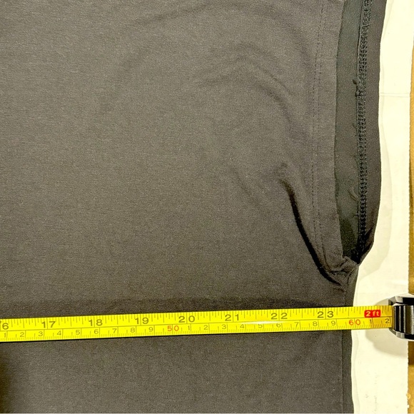 Chicos by Chicos V-Neck High Low Black Oversized Knit Blouse Women’s Sz 3 - Picture 4 of 7